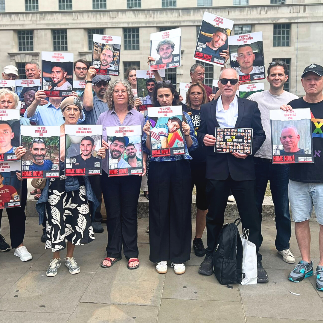 Hostage Vigil with Keith and Aviva Siegel