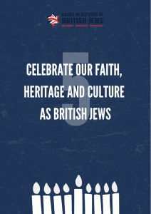Celebrate Our Faith, Heritage, and Culture as British Jews