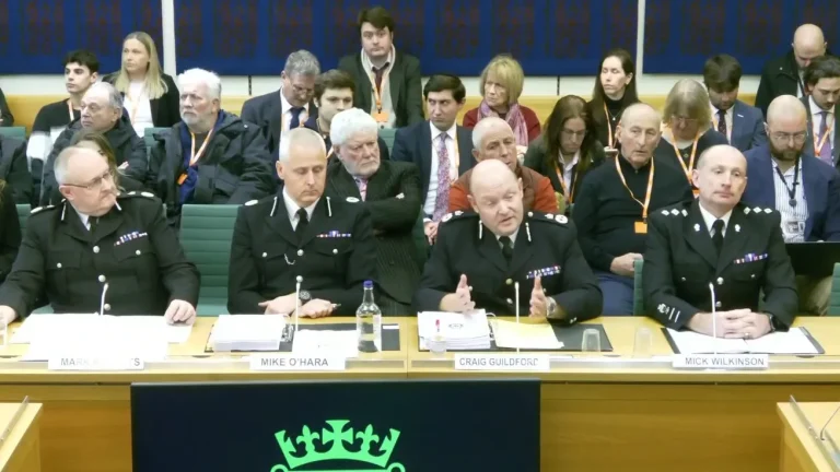West Midlands Police at the Home Affairs Select Committee, 6 January 2026