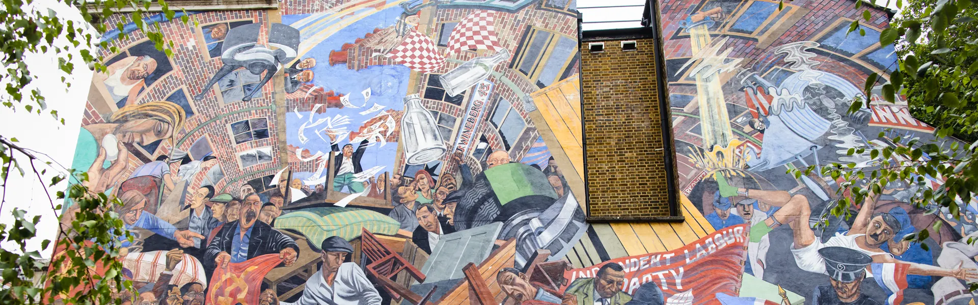Image of Cable Street Mural. Cable Street Stories: A Family Story and Creative Workshop