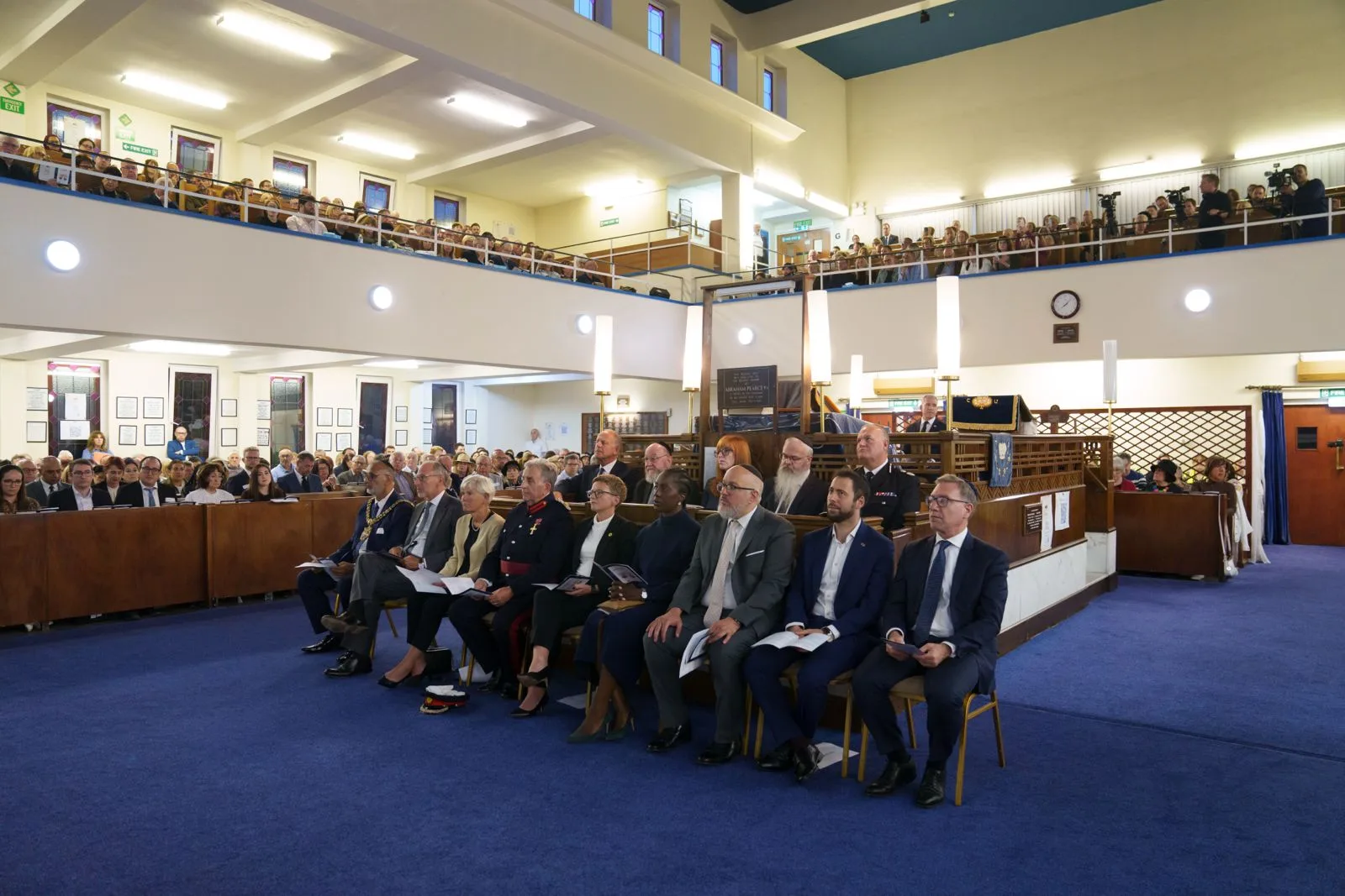Board of Deputies President attends Heaton Park memorial service and visits Number 10 North during Manchester trip